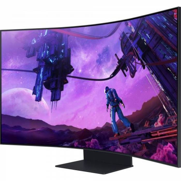 Monitor LED Curbat Samsung Odyssey Ark S55BG970N, 55inch, 3840x2160, 1ms GTG, Black