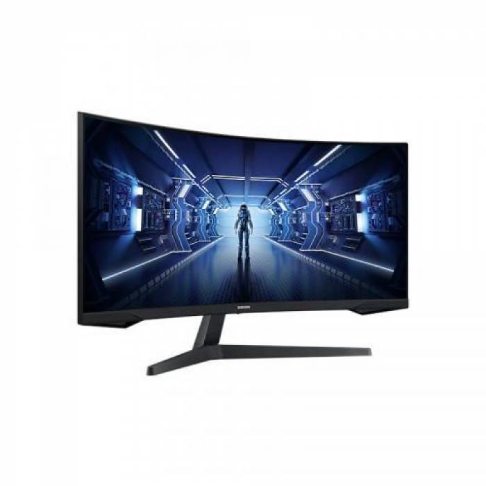 Monitor LED Curbat Samsung Odyssey G5 LC34G55TWWRXEN, 34inch, 3440x1440, 1ms, Black