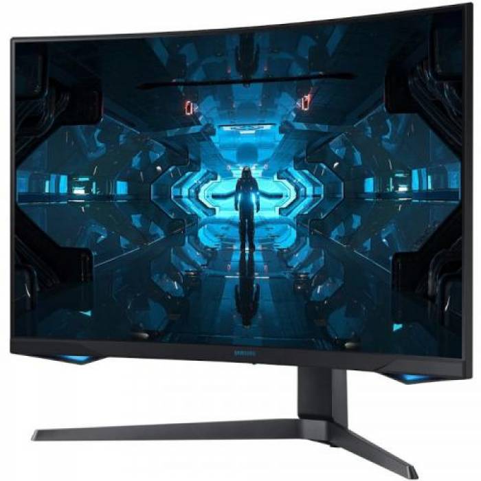 Monitor LED Curbat Samsung Odyssey G7 LC27G75TQSRXEN, 27inch, 2560x1440, 1ms, Black