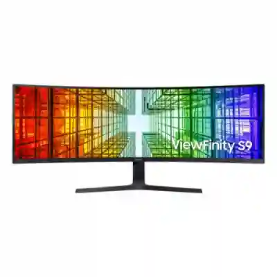 Monitor LED Curbat Samsung ViewFinity S9 LS49A950UIPXEN, 49inch, 5120x1440, 4ms, Black