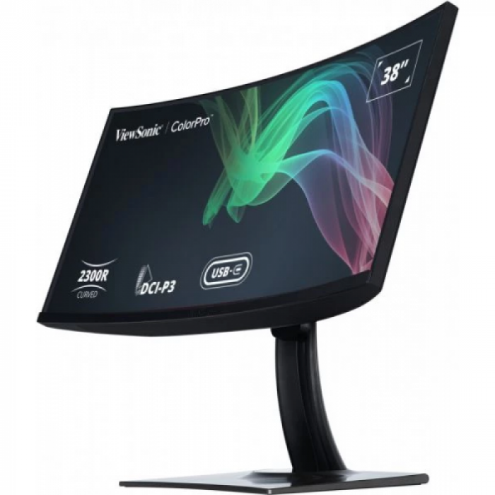 Monitor LED Curbat ViewSonic ColorPro VP3881A, 37.5inch, 3840x1600, 5ms GTG, Black