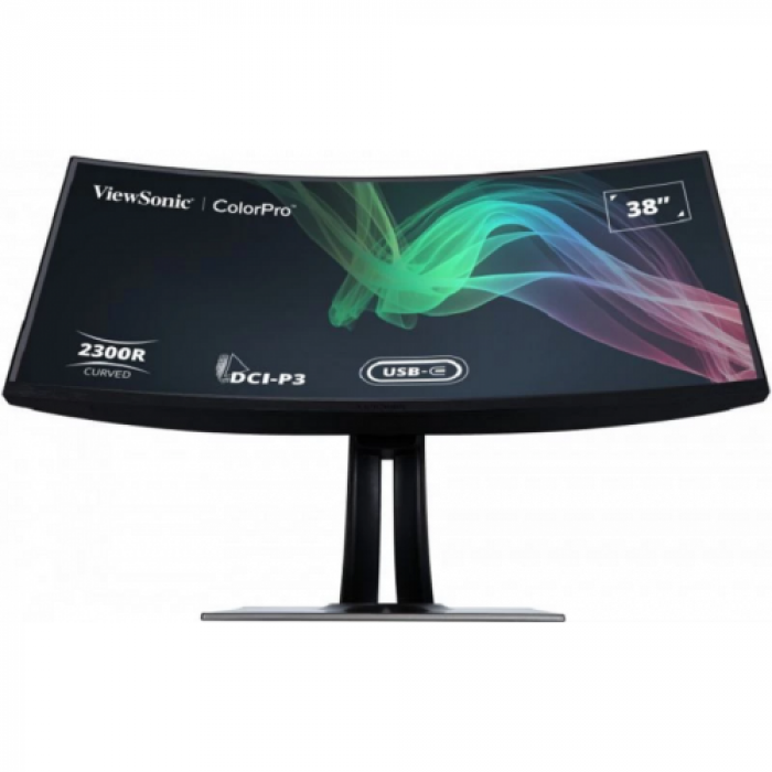 Monitor LED Curbat ViewSonic ColorPro VP3881A, 37.5inch, 3840x1600, 5ms GTG, Black