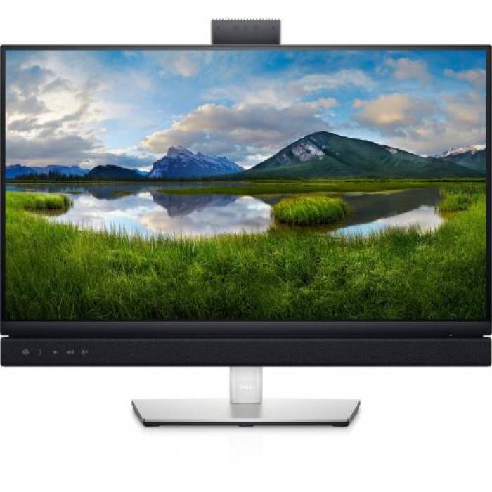 Monitor LED Dell C2422HE, 23.8inch, 1920x1080, 5ms GTG, Black-Silver