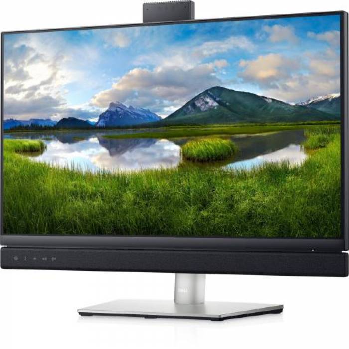 Monitor LED Dell C2422HE, 23.8inch, 1920x1080, 5ms GTG, Black-Silver