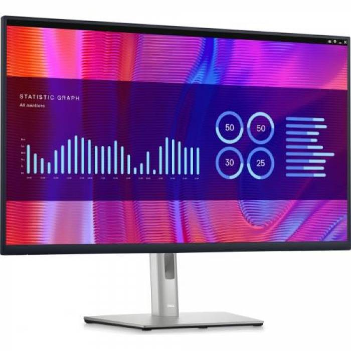 Monitor LED Dell P3223DE, 31.5inch, 2560x1440, 5ms GTG, Black-Grey