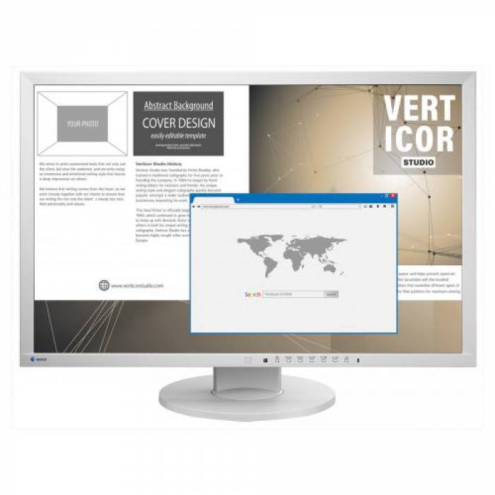 Monitor LED EIZO EV2430-BK 24inch, 1920x1200, 14ms GTG, Grey