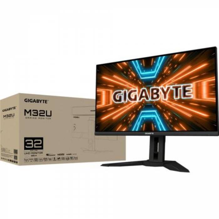 Monitor LED Gigabyte M32U, 31.5inch, 3840x2160, 1ms GTG, Black