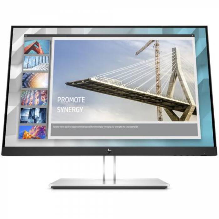 Monitor LED HP E24i, 24inch, 1920x1200, 5ms GtG, Silver-Black