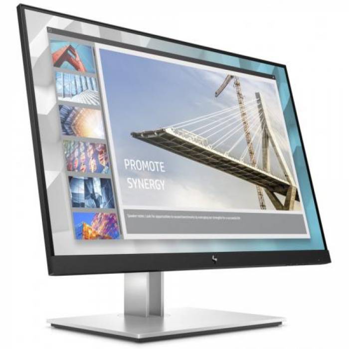 Monitor LED HP E24i, 24inch, 1920x1200, 5ms GtG, Silver-Black