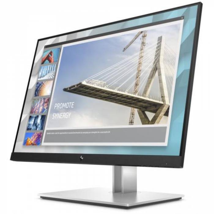 Monitor LED HP E24i, 24inch, 1920x1200, 5ms GtG, Silver-Black