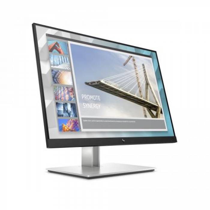 Monitor LED HP E24i G4, 24inch, 1920x1200, 5ms GTG, Black-Silver