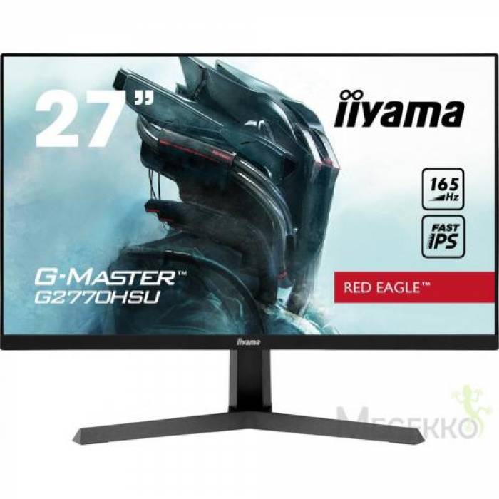 Monitor LED Iiyama G2770HSU-B1, 27inch, 1920x1080, 0.8ms, Black