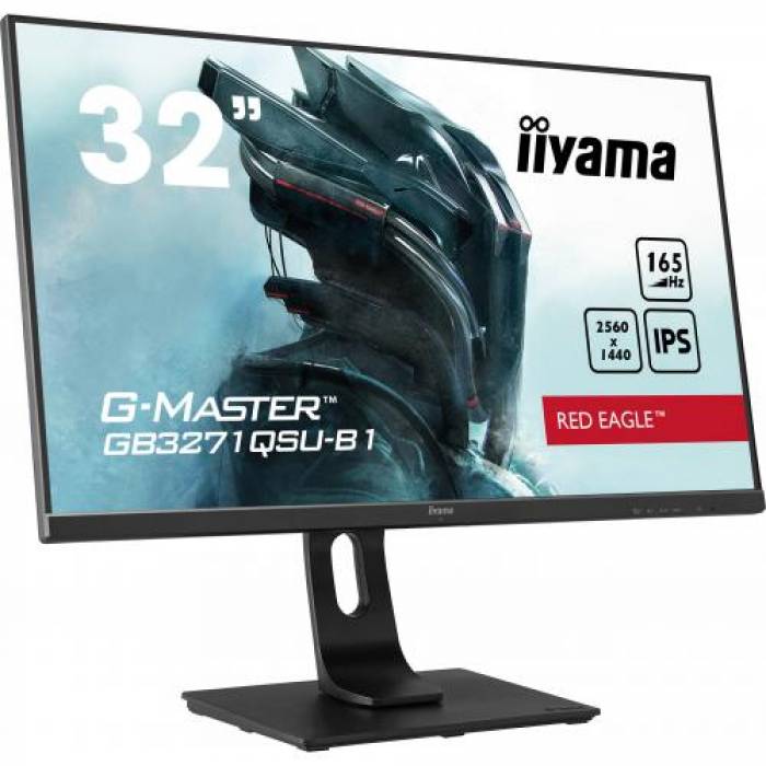 Monitor LED Iiyama GB3271QSU-B1, 31.5inch, 2560x1440, 1ms, Black