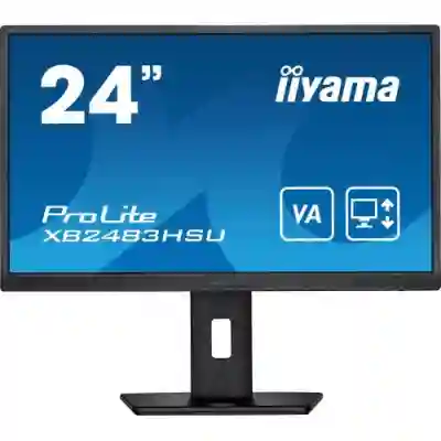 Monitor LED Iiyama ProLite XB2483HSU-B5, 23.8inch, 1920x1080, 4ms GTG, Black