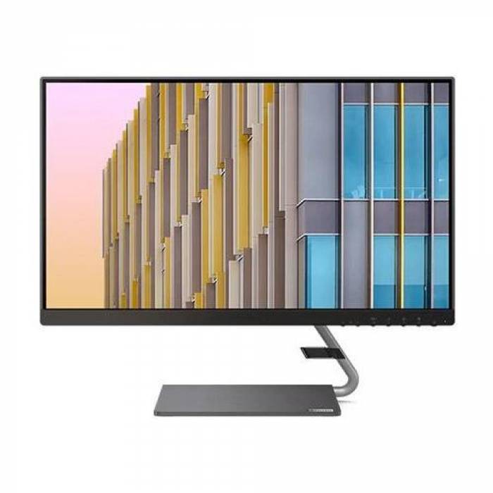 Monitor LED Lenovo Q24h-10, 23.8inch, 2560x1440, 6ms, Warm Gray