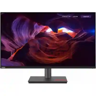 Monitor LED Lenovo ThinkVision P32p-30, 31.5inch, 3840x2160, 6 ms, Black