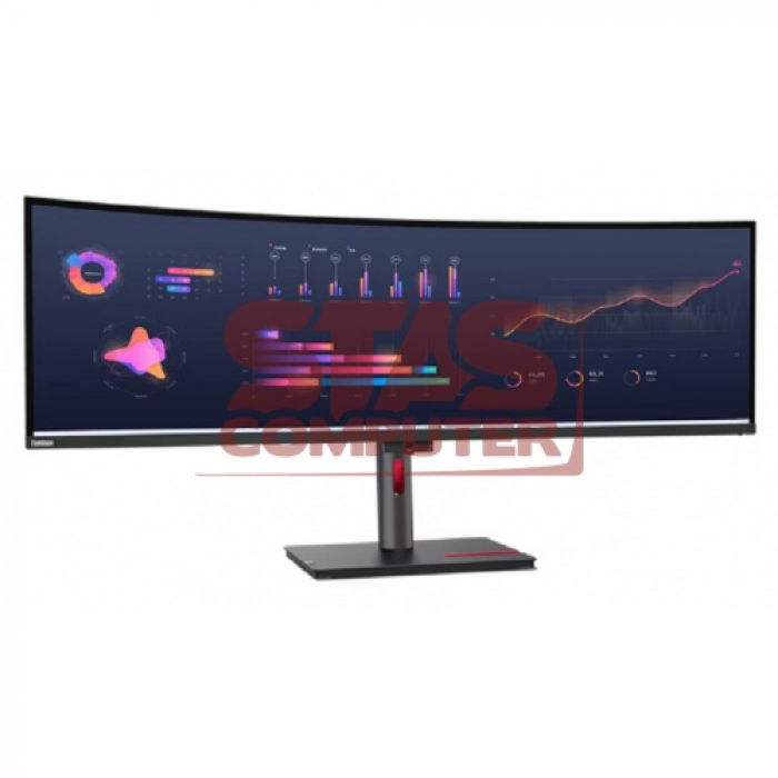 Monitor LED Lenovo ThinkVision P49w-30, 49inch, 5120x1440, 4ms, Black