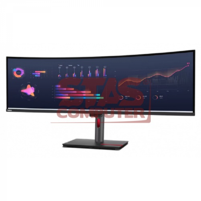 Monitor LED Lenovo ThinkVision P49w-30, 49inch, 5120x1440, 4ms, Black