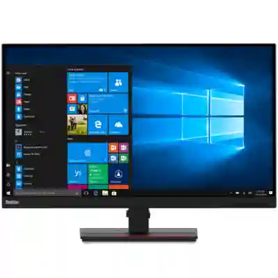 Monitor LED Lenovo ThinkVision T27h-2L, 37inch, 2560x1440, 4ms GTG, Raven Black