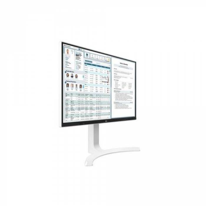 Monitor LED LG 27HJ712C-W, 27inch, 3840x2160, 14ms, White-Black