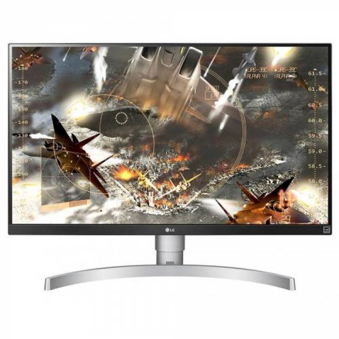 Monitor LED LG 27UL650-W, 27inch, 3840x2160, 5ms GTG, Black-Silver