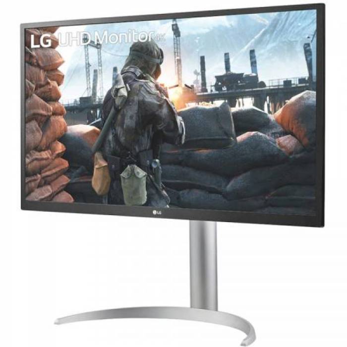 Monitor LED LG 27UP550N-W, 27inch, 3840x2160, 5ms GTG, White-Silver