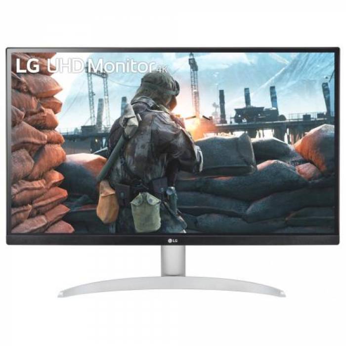 Monitor LED LG 27UP600-W, 27inch, 3480x2160, 5ms , White