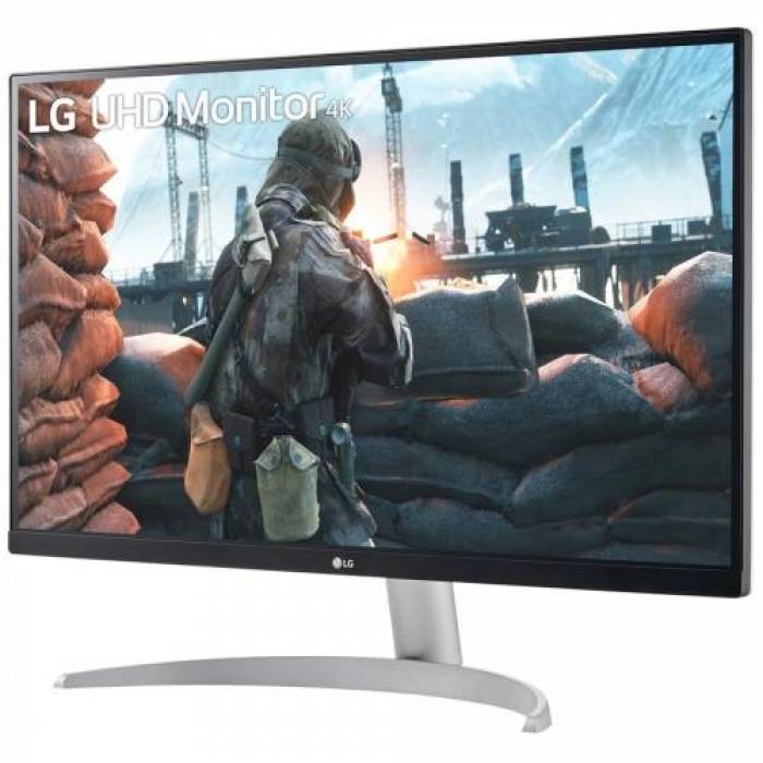 Monitor LED LG 27UP650-W, 27inch, 3480x2160, 5ms, White