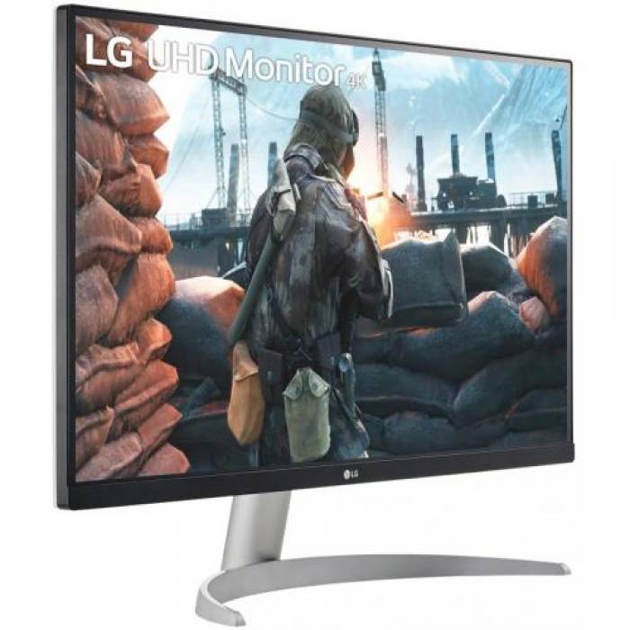 Monitor LED LG 27UP650-W, 27inch, 3480x2160, 5ms, White