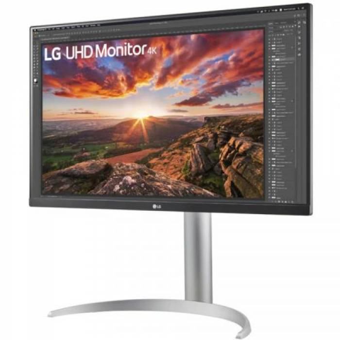 Monitor LED LG 27UP850N-W, 27inch, 3840x2160, 5ms, Silver