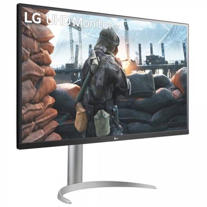 Monitor LED LG 32UP550-W, 31.5inch, 3840x2160, 4ms, White