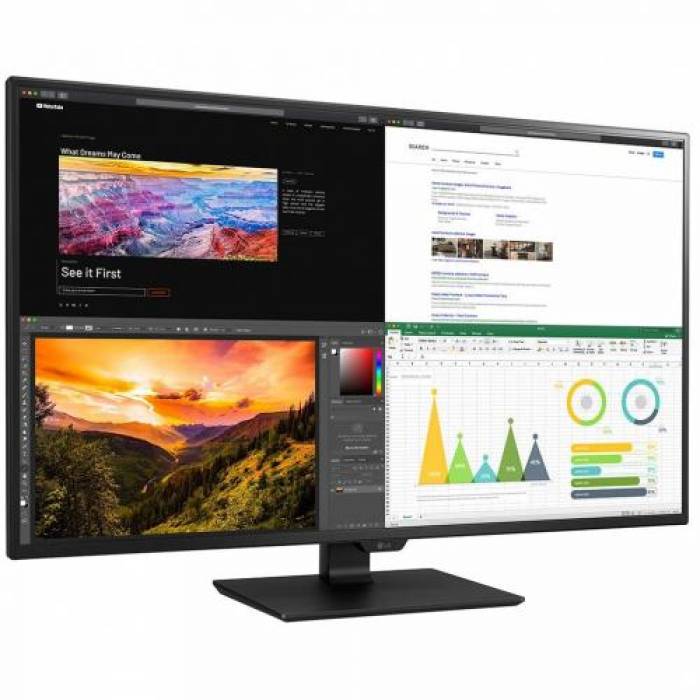 Monitor LED LG 43UN700-B, 43 Inch, 3840x2160, 8ms, Black