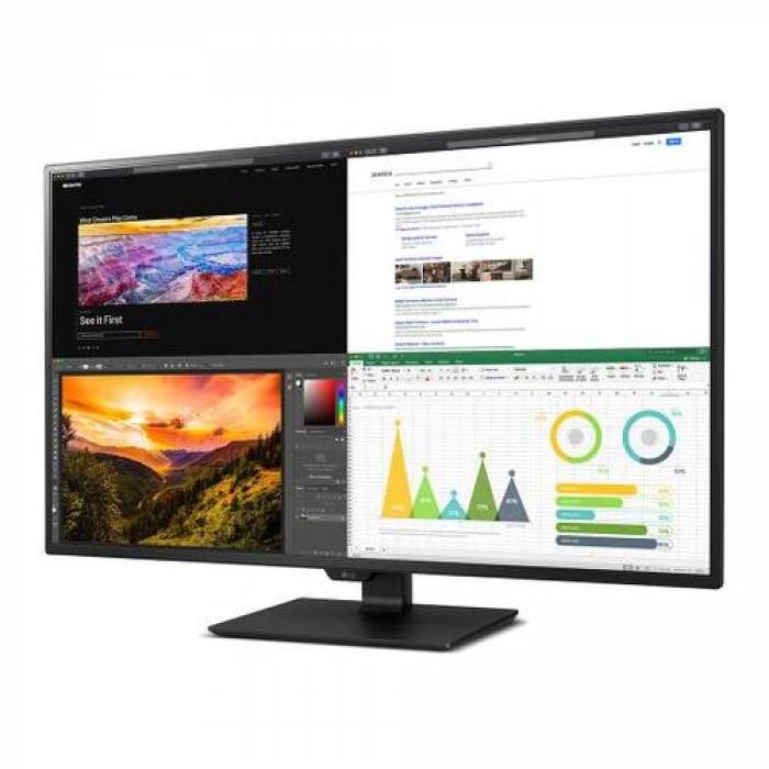 Monitor LED LG 43UN700-B, 43 Inch, 3840x2160, 8ms, Black