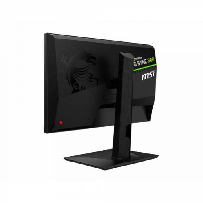 Monitor LED MSI Oculux NXG253R, 24.5inch, 1920x1080, 1ms GTG, Negru