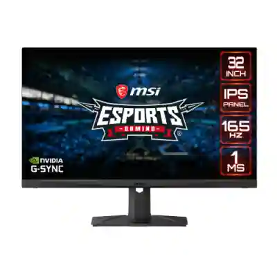 Monitor LED MSI Optix MAG321QR, 31.5inch, 2560 x 1080, 1ms GTG, Black