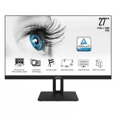 Monitor LED MSI Pro MP271P, 27inch, 1920x1080, 5ms, Black