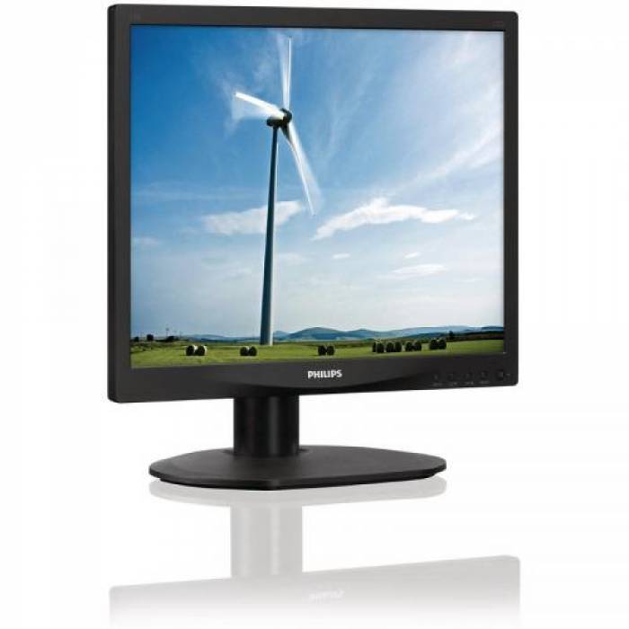 Monitor LED Philips 17S4LSB, 17inch, 1280x1024, 5ms, Black