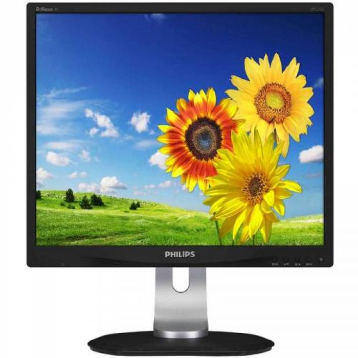 Monitor LED Philips 19S4LSB5, 19inch, 1280x1024, 5ms GTG, Black