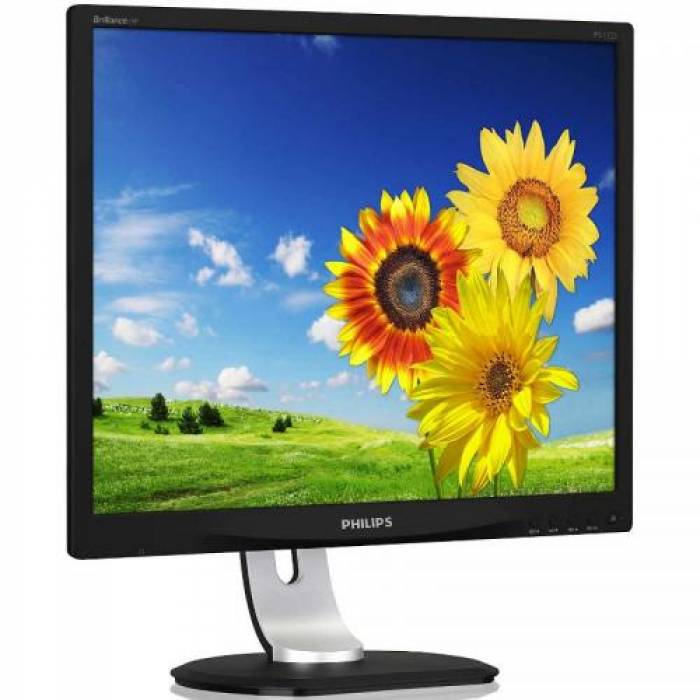 Monitor LED Philips 19S4LSB5, 19inch, 1280x1024, 5ms GTG, Black