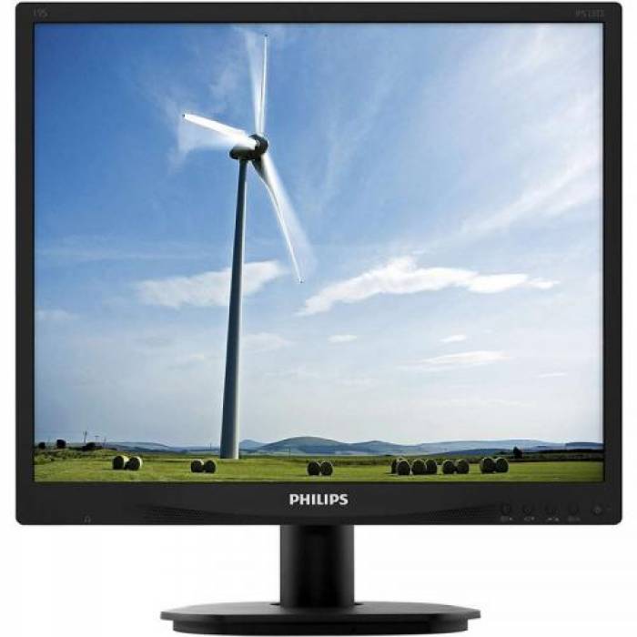 Monitor LED Philips 19S4QAB, 19inch, 1280x1024, 5ms GTG, Black