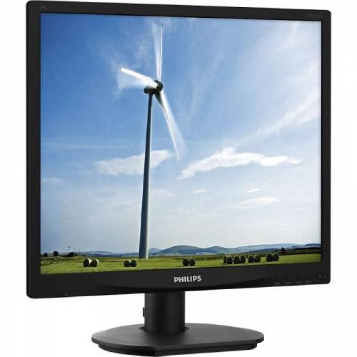 Monitor LED Philips 19S4QAB, 19inch, 1280x1024, 5ms GTG, Black