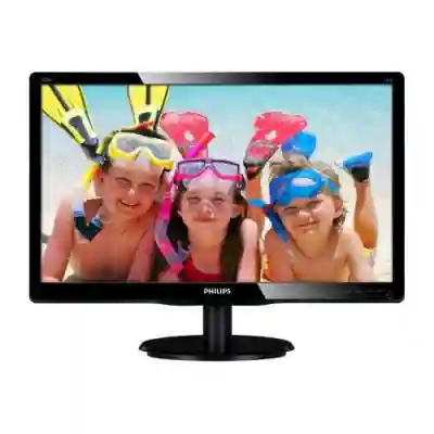 Monitor LED Philips 200V4QSBR, 19.5inch, 1920x1080, 8ms GTG, Black