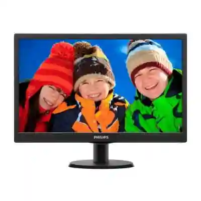 Monitor LED Philips 203V5LSB26, 19.5inch, 1600x900, 5ms, Black