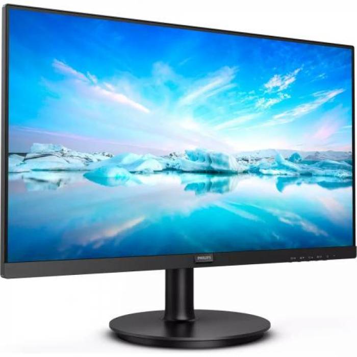 Monitor LED Philips 222V8LA, 21.5inch, 1920x1080, 4ms, Black