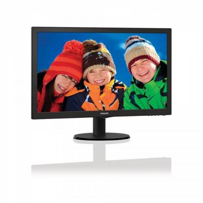 Monitor LED Philips 223V5LHSB, 21.5inch, 1920x1080, 5ms, Black