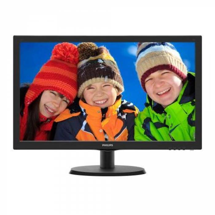 Monitor LED Philips 223V5LHSB2, 21.5inch, 1920x1080, 5 ms, Black