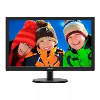 Monitor LED Philips 223V5LSB, 21.5inch, 1920x1080, 5ms, Black