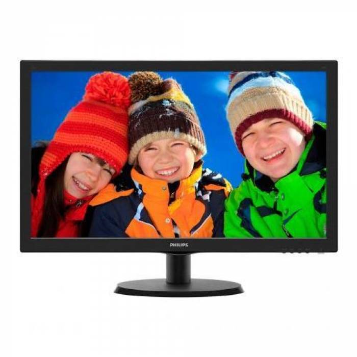 Monitor LED Philips 223V5LSB, 21.5inch, 1920x1080, 5ms, Black