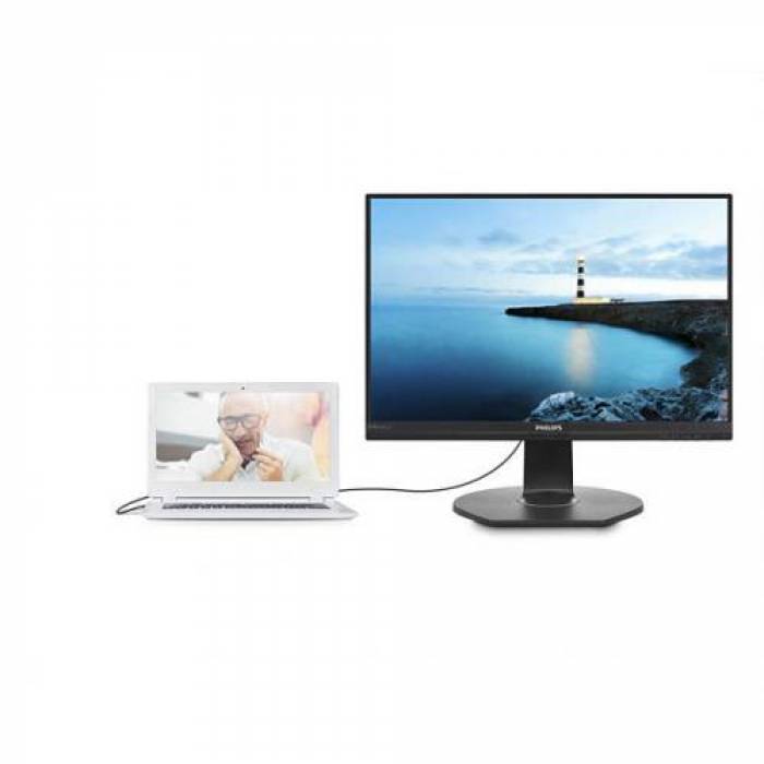 Monitor LED Philips 241B7QUPBEB/00, 24inch, 1920x1080, 5ms GTG, Black