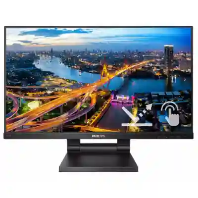 Monitor LED Philips 242B1TC/00, 23.8inch Touch, 1920x1080, 4 ms GTG, Black